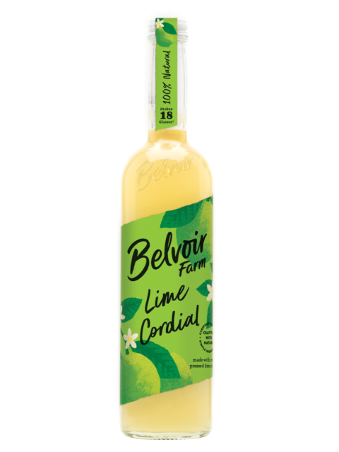 Belvoir Lime Cordial - Fles 50cl - Bio