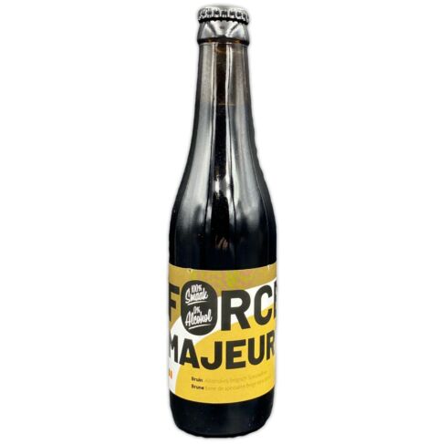 Force Majeure - Fles 33cl - Bruin - Alcoholarm