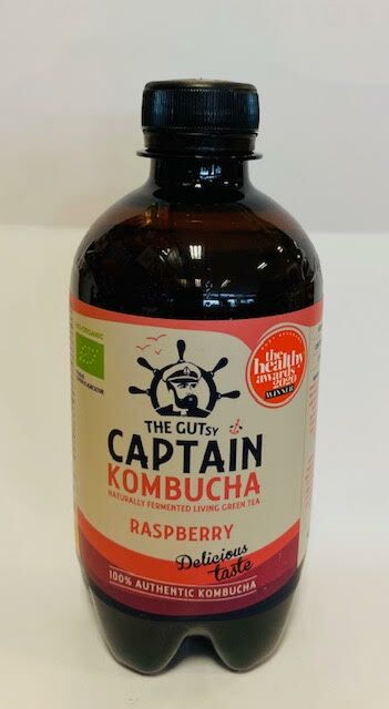 Captain Kombucha Raspberry - Fles 40cl - Kombucha