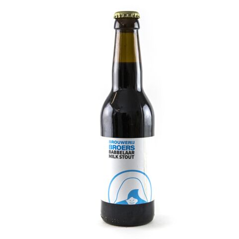 Babbelaar Milk Stout - Fles 33cl - Stout