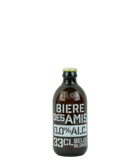 Biere Des Amis 0,0% - Fles 33cl - Blond