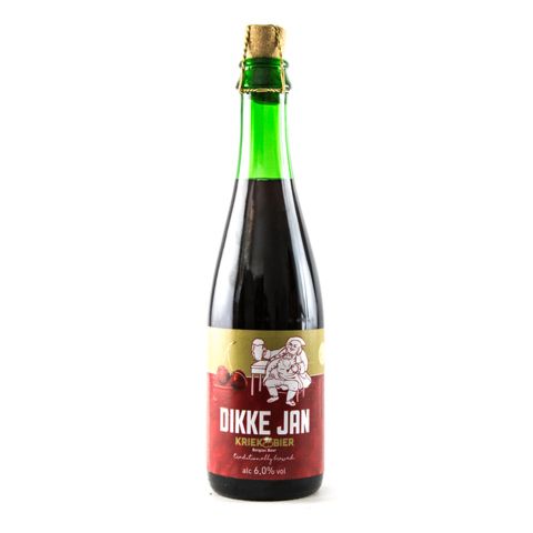 Dikke Jan kriekbier - Fles 37,5cl - Kriek