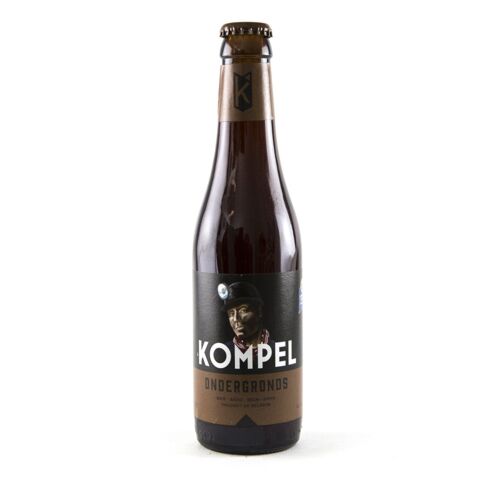 Kompel Ondergronds - Fles 33cl - Bruin