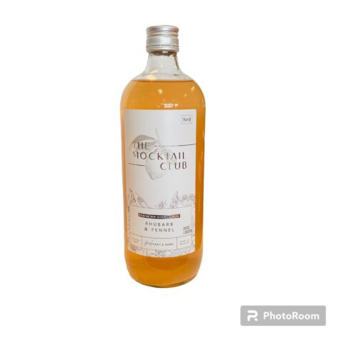 The Mocktail Club - Fles 1L - Rabarber venkel