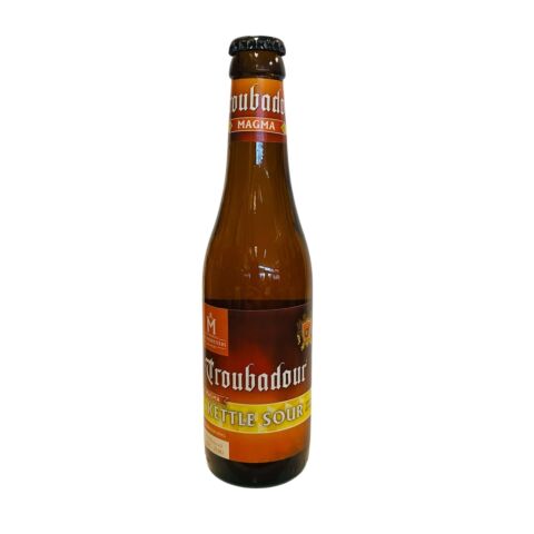 Troubadour Magma Kettle sour - Fles 33 cl - Amber lichtzurig