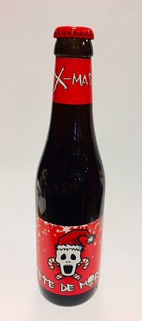 Tete De Mort Xmas - Fles 33cl - Bruin