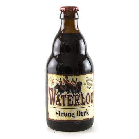 Waterloo Strong Dark - Fles 33cl - Sterk Bruin